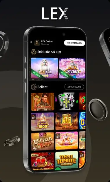 App Lex Casino sul cellulare